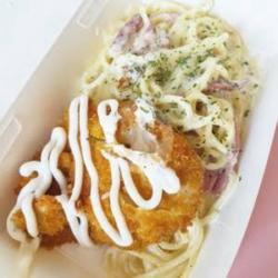 Spagetty Katsu Carbonara