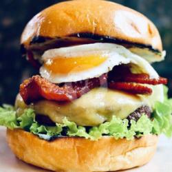 Beef Bacon Egg Cheese Burger