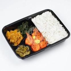 Bento Udang Pete Balado