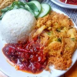 Nasi Telor Sambal Ikan Cue Tongkol