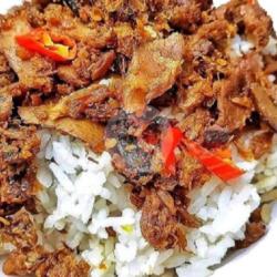 Nasi Sambel Ikan Asap Telur Ceplok