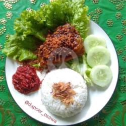 Nasi Ayam Bakar Tempe Lalapan Murah Enak,kenyang