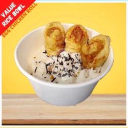Kidzu Bento Egg Roll Rice Bowl