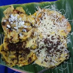 Pisang Plenet Susu   Meses Coklat   Selai ( Durian/coklat/kacang)