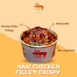 Nasi Chicken Fillet Crispy