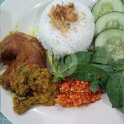 Ayam Betutu Goreng Paha   Nasi