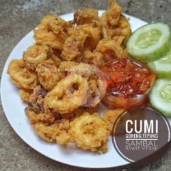Cumi Goreng Tepung Sambal Rawit  (tanpa Nasi)