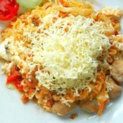 Mie Goreng Cheese Ayam Geprek