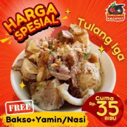 Bakso Tulang Iga Free Yamin/nasi