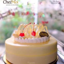 Vanilla Cheese Cake Bulat 20cm