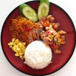 Nasi Kulit Crispy Sambel Matah