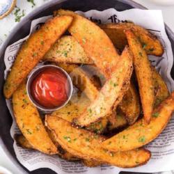 Potato Wedges Goreng // Kentang Crispy Kriuk