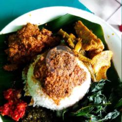 Nasi Remes Rendang Daging