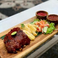 Pork Spare Ribs With Salad