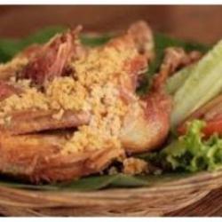 Bebek Goreng Srundeng Jumbo