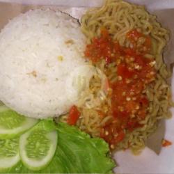 Indomie Sambel Geprek   Nasi