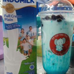 Vanilla Blue Milk Bubble