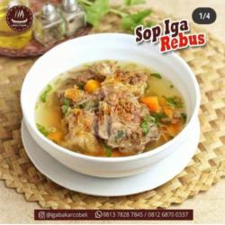 Sop Iga Rebus  Nasi