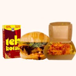 Paket Chicken Cheese Burger