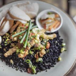 Squid Ink Fried Rice