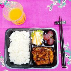 Chicken Black Papper Nasi Putih