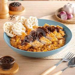 Nasi Goreng Spesial Ayam Lada Hitam