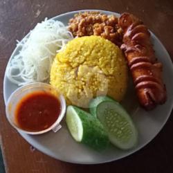 Nasi Kuning Tumpeng Sosis