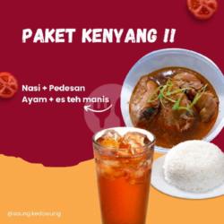 Paket Nasi   Pedesan Ayam   Es Teh