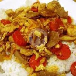 Nasi Gila Bakso   Sosis