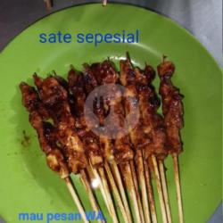 Sate Ayam Sepesial 10 Tusuk Bumbu Kacang Campur