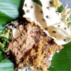 Nasi Pecel Dendeng Ragi