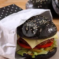 Burger Black Oval