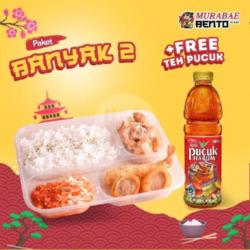 Banyak - 2 Chiken Teriyaki Free Teh Pucuk