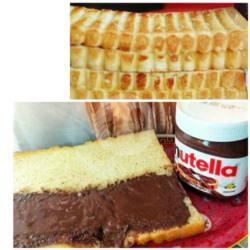 Roti Bakar Rasa Coklat Nuttela