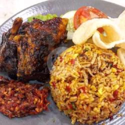 Nasi Goreng   Ayam Bakar (mantul)