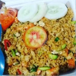 Nasi Goreng Seafood   Pete   Telur Dadar   Tidak Pedas