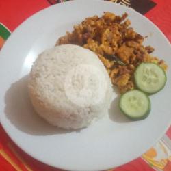 Nasi Telor Orak Arik Tempe Oreg Sambel