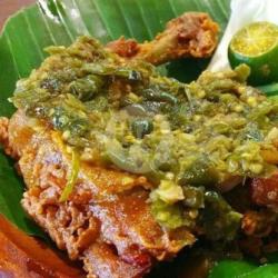 Ayam Penyet Sambel Ijo Tanpa Nasi