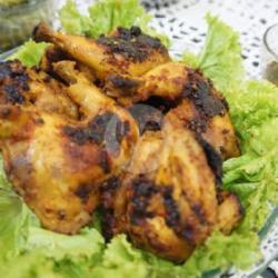 Nasi Ayam Panggang Bumbu Kuning   Tahu Susu