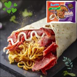 Kebab Indomie Goreng Kebab Rendang