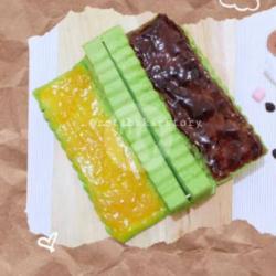 Roti Bakar Bandung Pandan Rasa Cokelat Selai Nenas