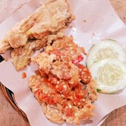 Ayam Geprek Crispy Terong(2potong)