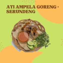 Ati Ampela Goreng   Serundeng