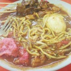 Mie Rebus Sate Sapi