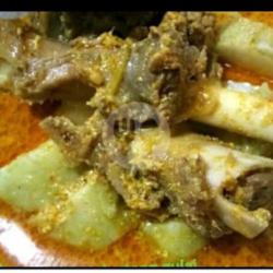 Lontong- Kare  -kambing Asli