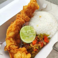 Nasi Dori Crispy Sambal Matah
