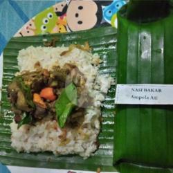 Nasi Bakar Ampela Hati Ayam