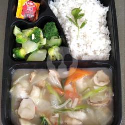 Bento Sapo Jamur Seafood