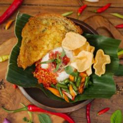 Nasi Telur Krispy Geprek Komplit Khas Wartep