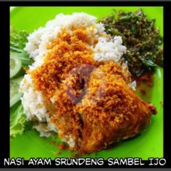 Nasi Ayam Srundeng Sambel Ijo